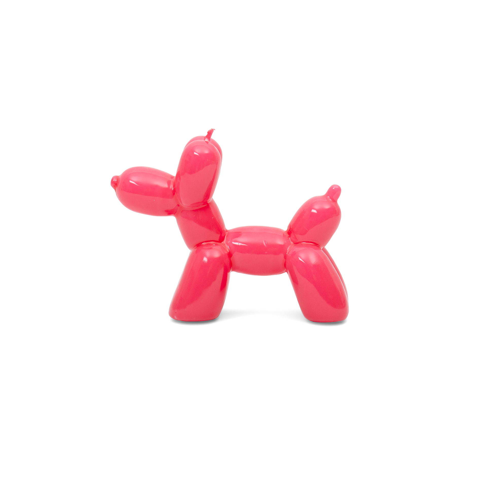 Bougie Chien Ballon Magenta Helio Ferretti Vue 1
