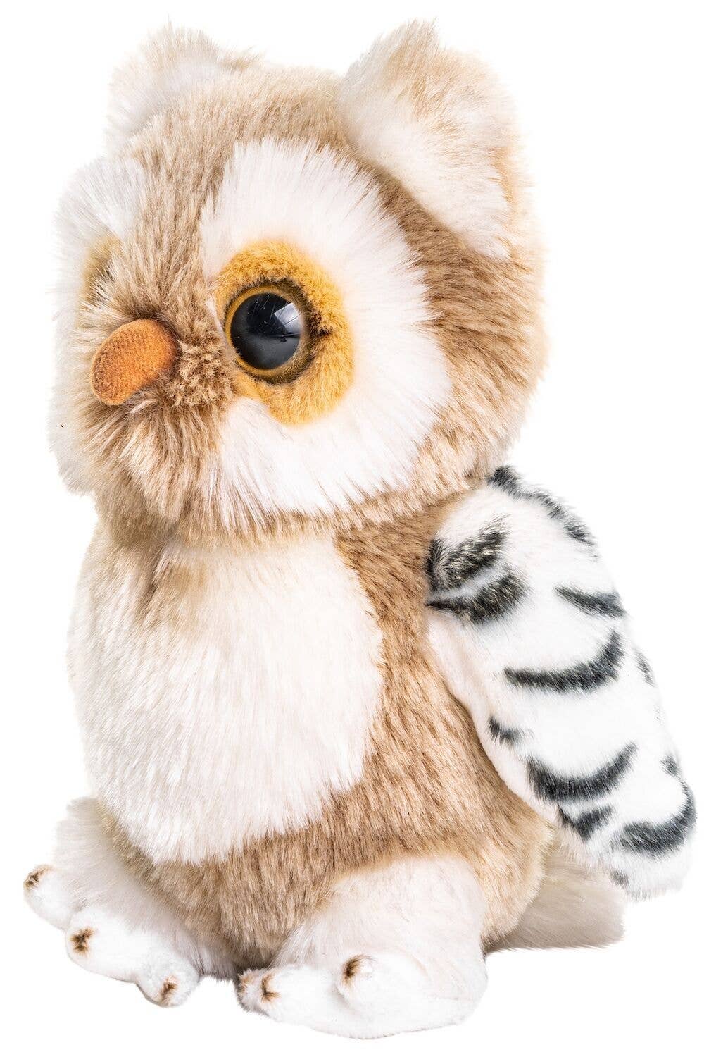 Peluche hibou beige-blanc Uni Toys