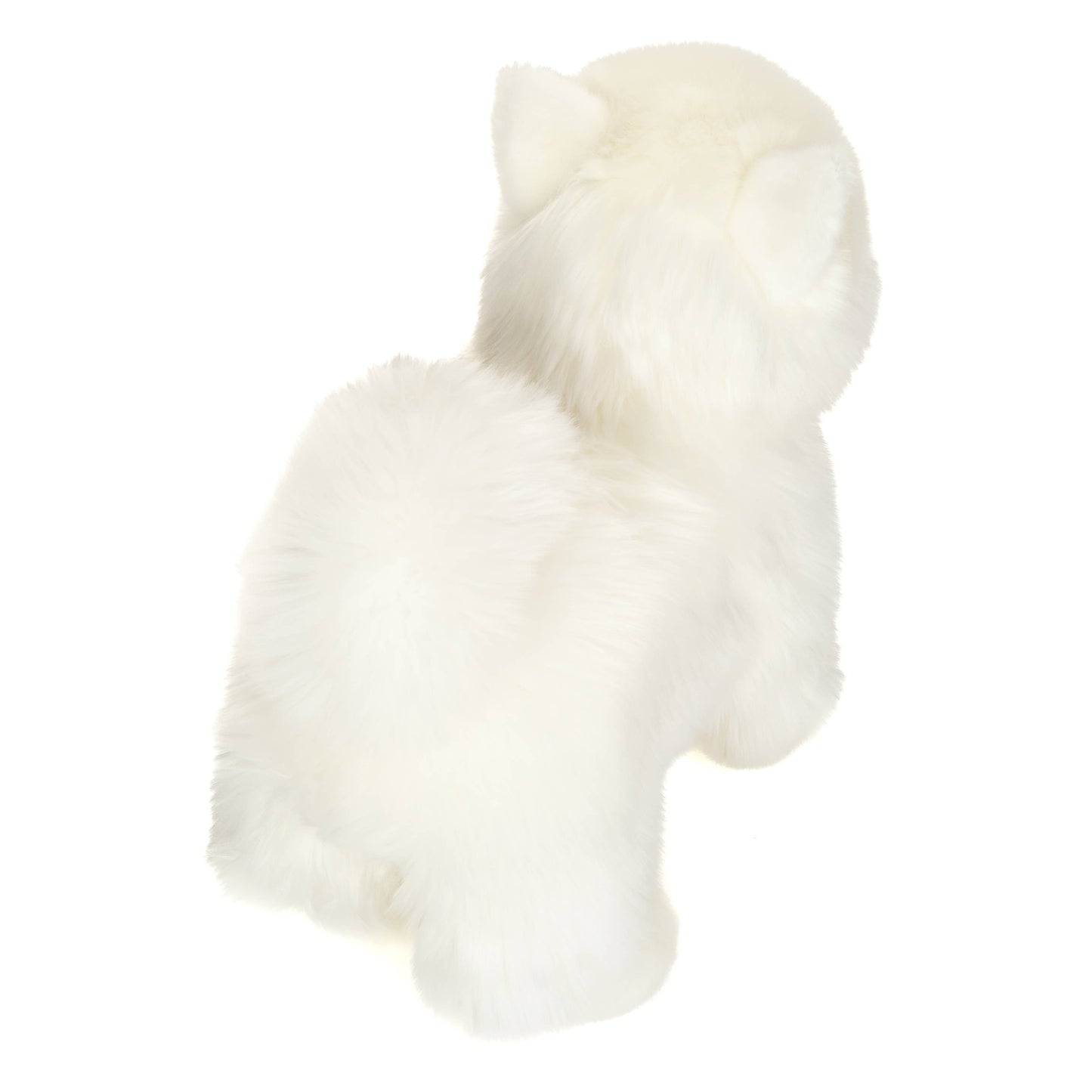 Peluche Spitz Blanc Debout