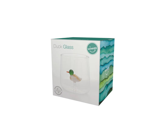 Verre avec Canard Colvert 3D