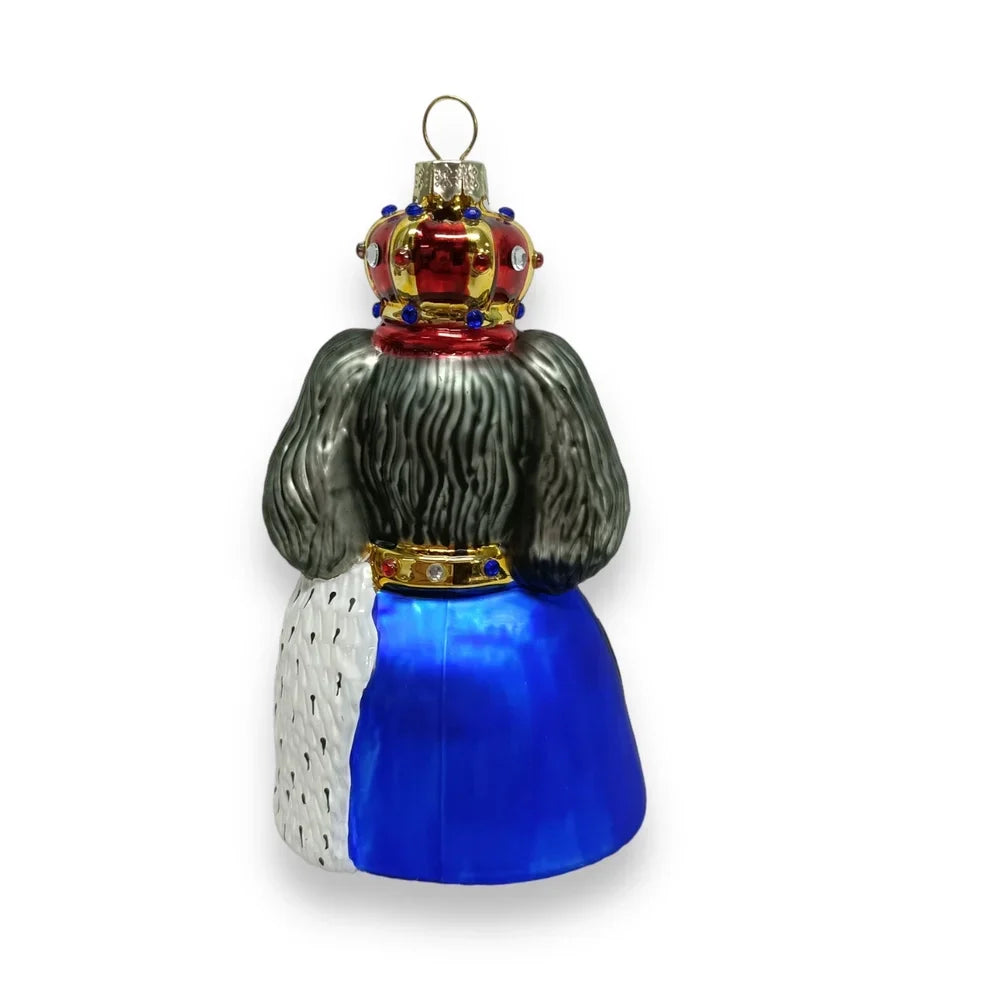 Boule de Noël Cavalier King Charles « God Save the King » – vue produit 2