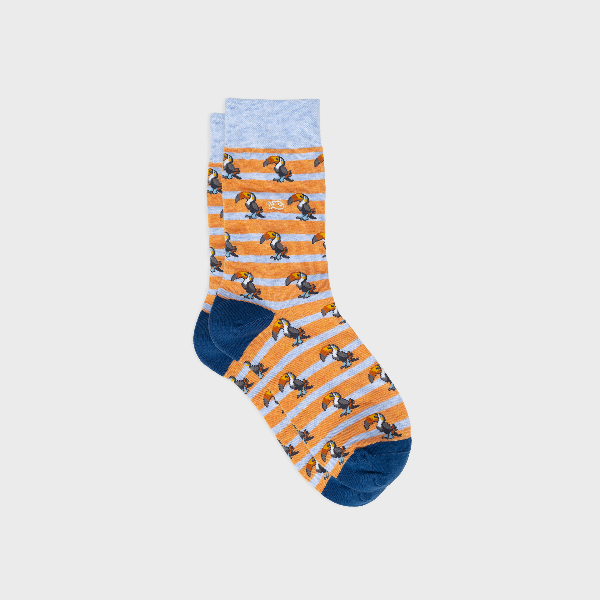 Tier-Socken aus gekämmter Baumwolle – Tukan