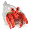 Marionnette à main Mini crabe ermite 2786/ Mini crabe ermite Folkmanis réaliste