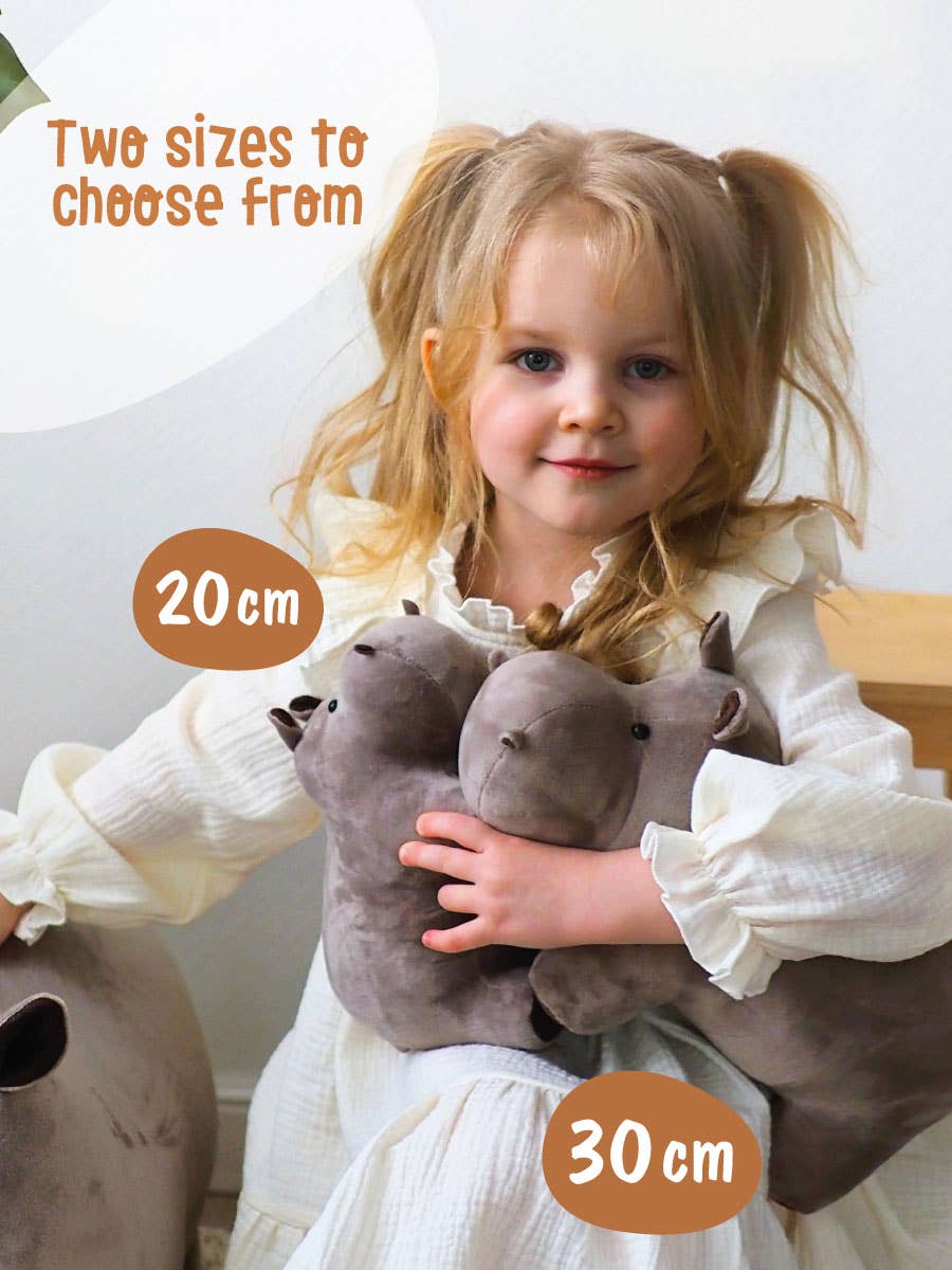 Orange Life Hippopotamus Plush Toy (20cm)