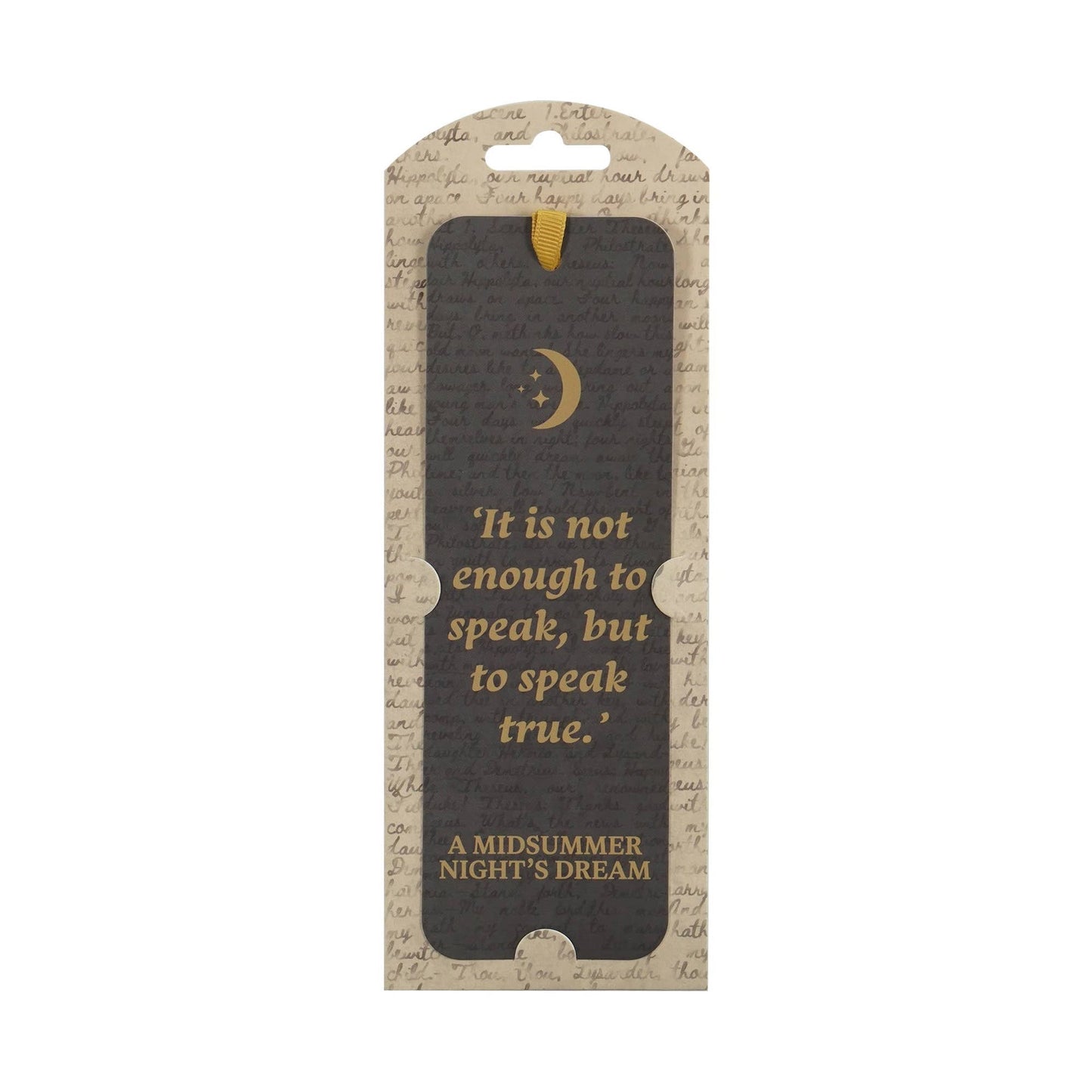 Marque-page papier Shakespeare - Le Songe d'une nuit d'été