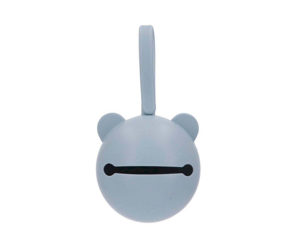 Porte-sucette en silicone Ours océan