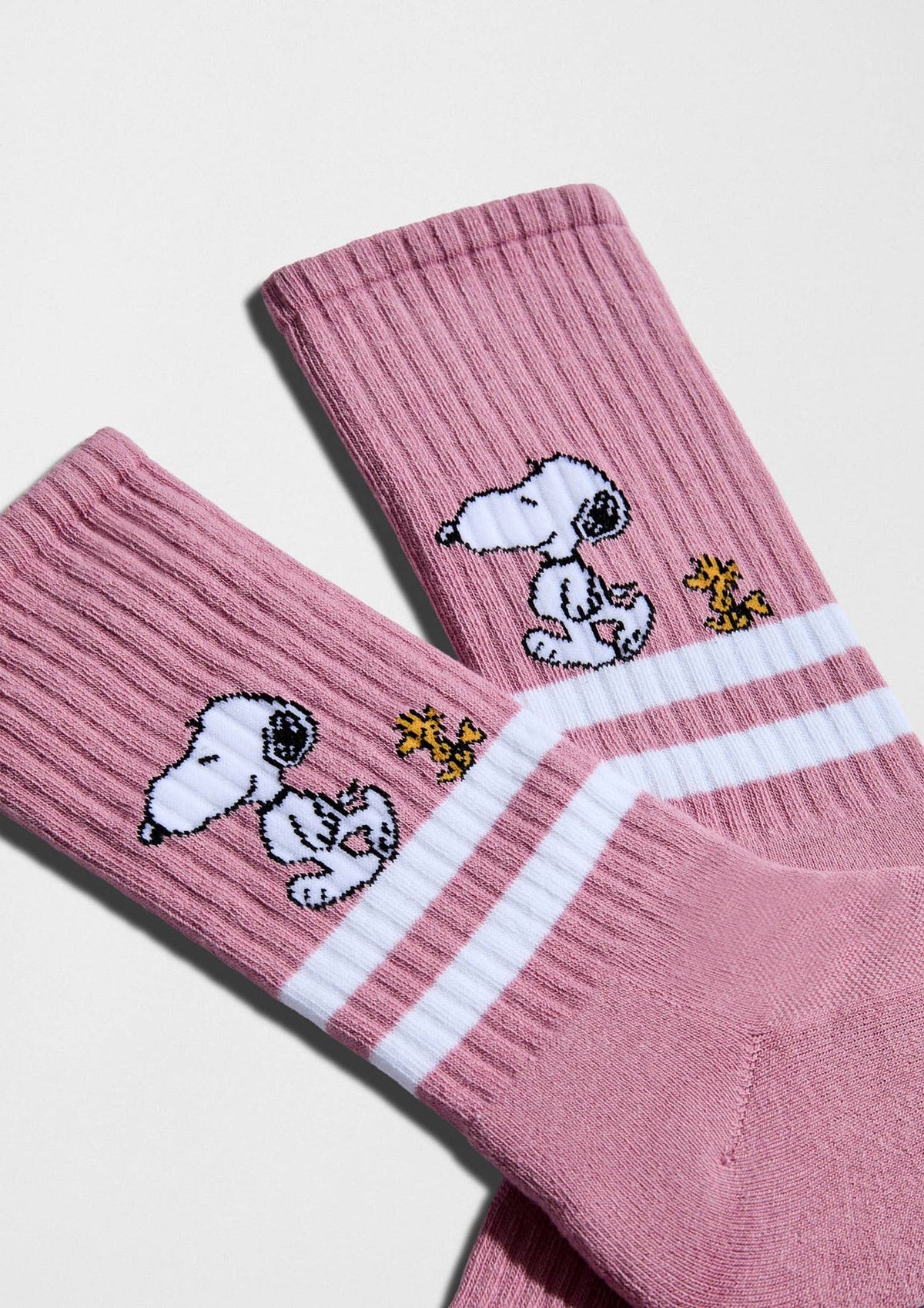 BeSnoopy Street Stripes – Calcetines rosa | Besocks