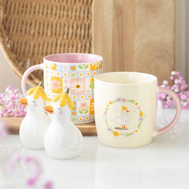 Salière et poivrière Canards Floral – vue 5