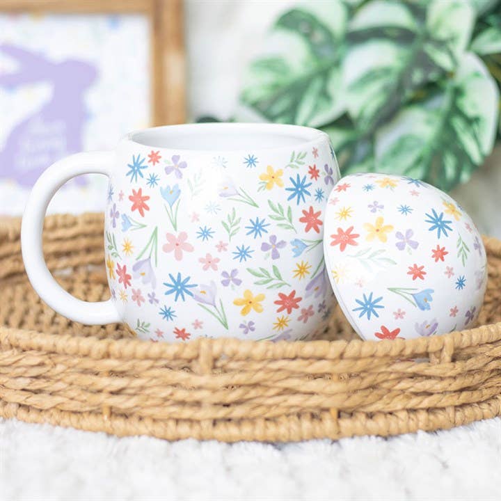 Mug œuf de Pâques floral – 500 ml