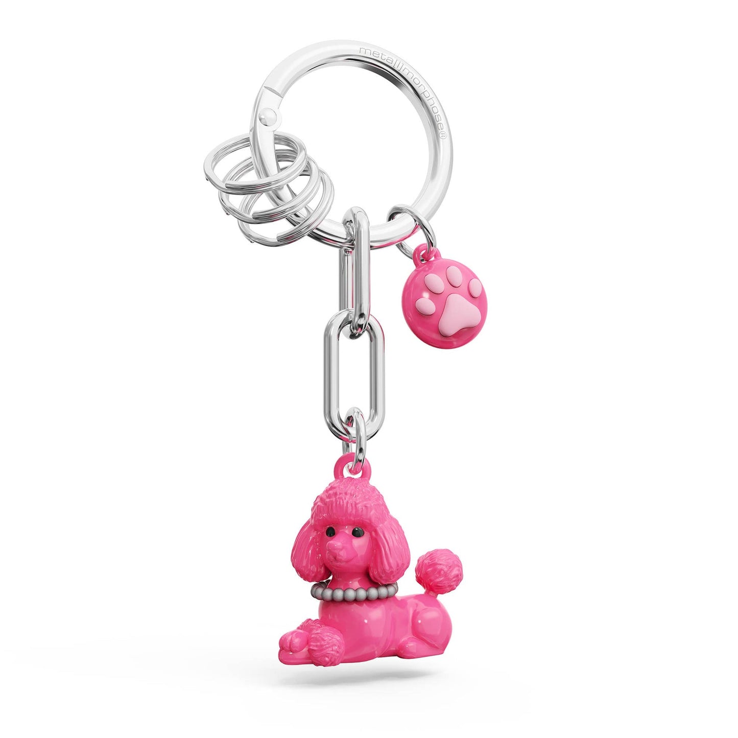 Porte-clés charms Caniche