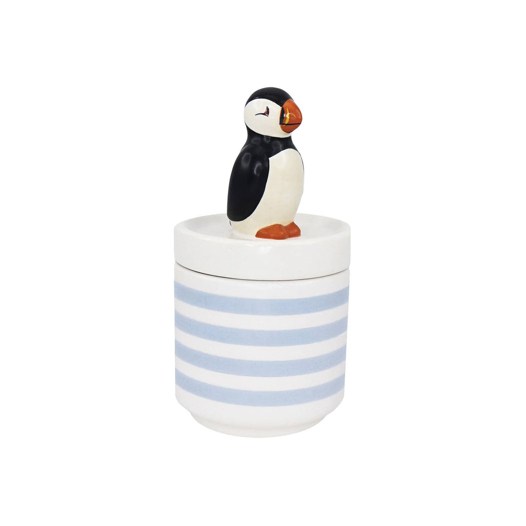 Boîte à bijoux en céramique Macareux RSPB