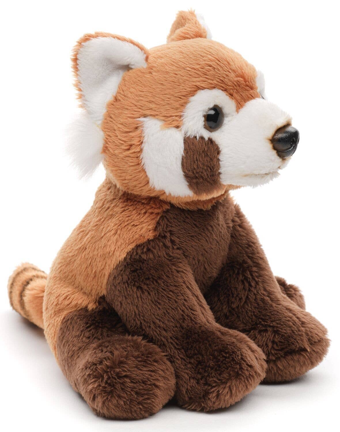 Peluche panda roux, assis