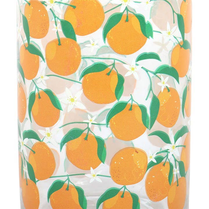 Water Glass Can - Orange