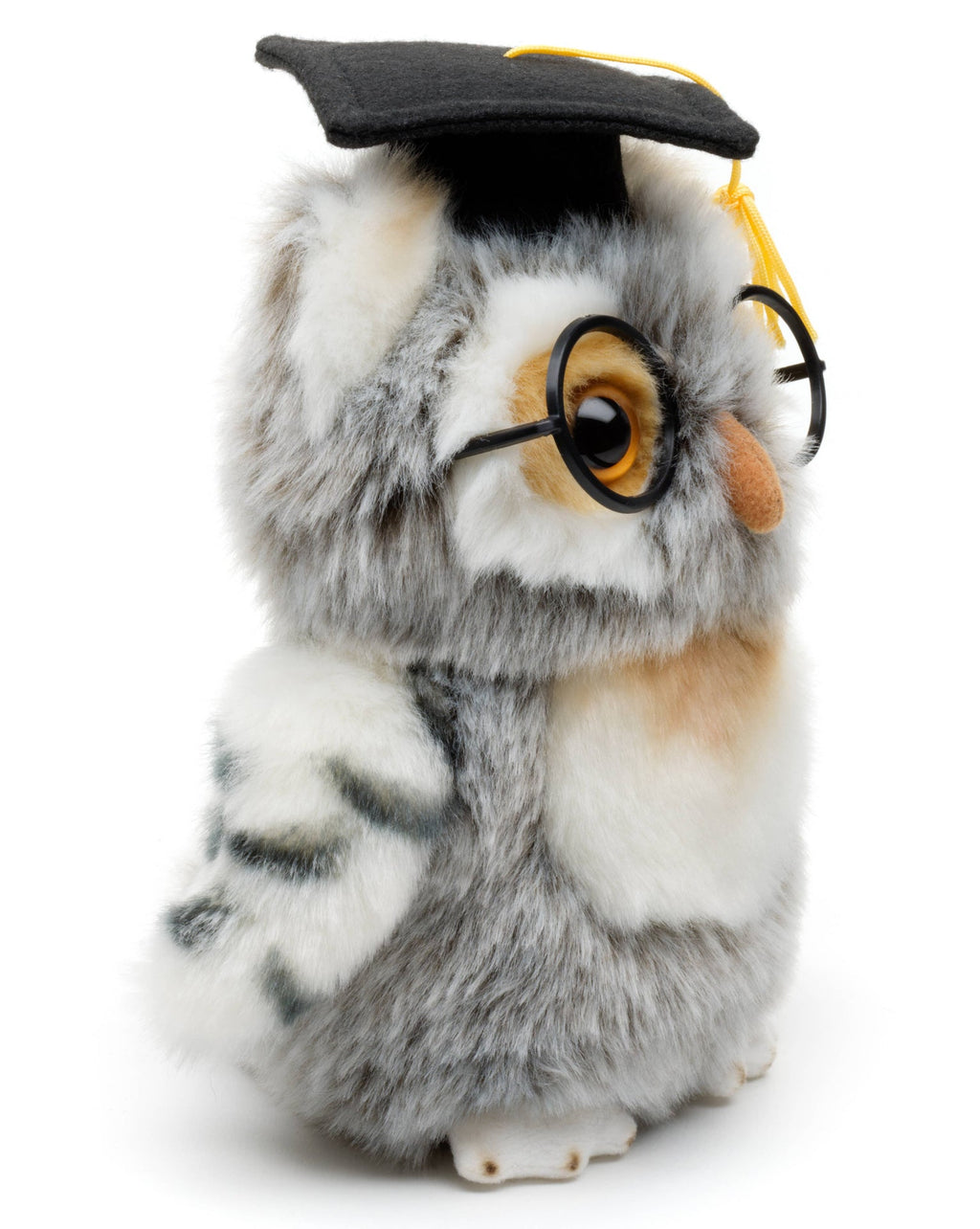 Peluche hibou avec chapeau de médecin et lunettes Uni Toys