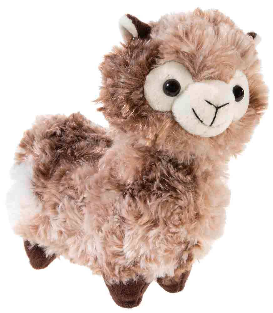 Peluche lama bouclé Heunec — 18 cm, 3 coloris possibles