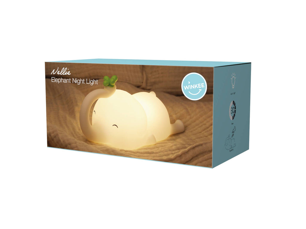 Veilleuse en silicone Eléphant Nellie