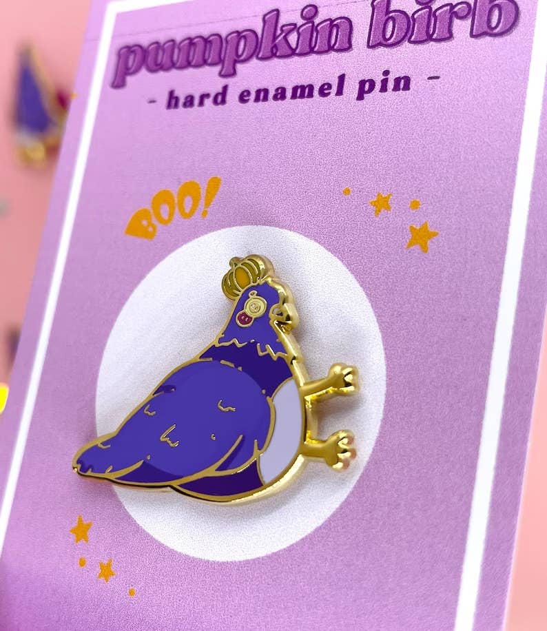 Pin's Pigeon Citrouille