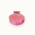 Pince à cheveux Coquillage Rose pailletée