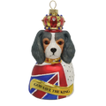 Boule de Noël Cavalier King Charles « God Save the King » – vue principale