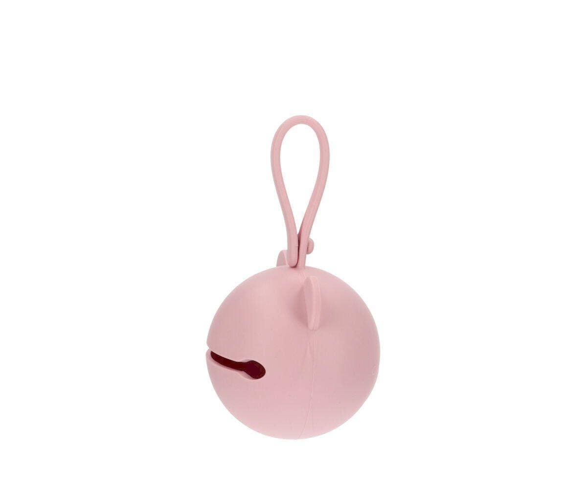 Pink Bear Silicone Pacifier Holder