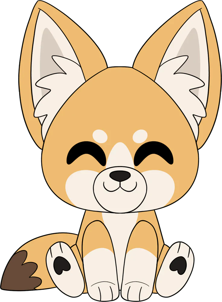 fennec fox plush 9in youtooz YOTO54540 810122545408
