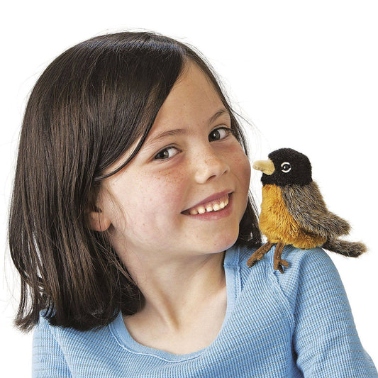 Marionnette à mano Mini Robin 2742/Mini Robin Folkmanis realista