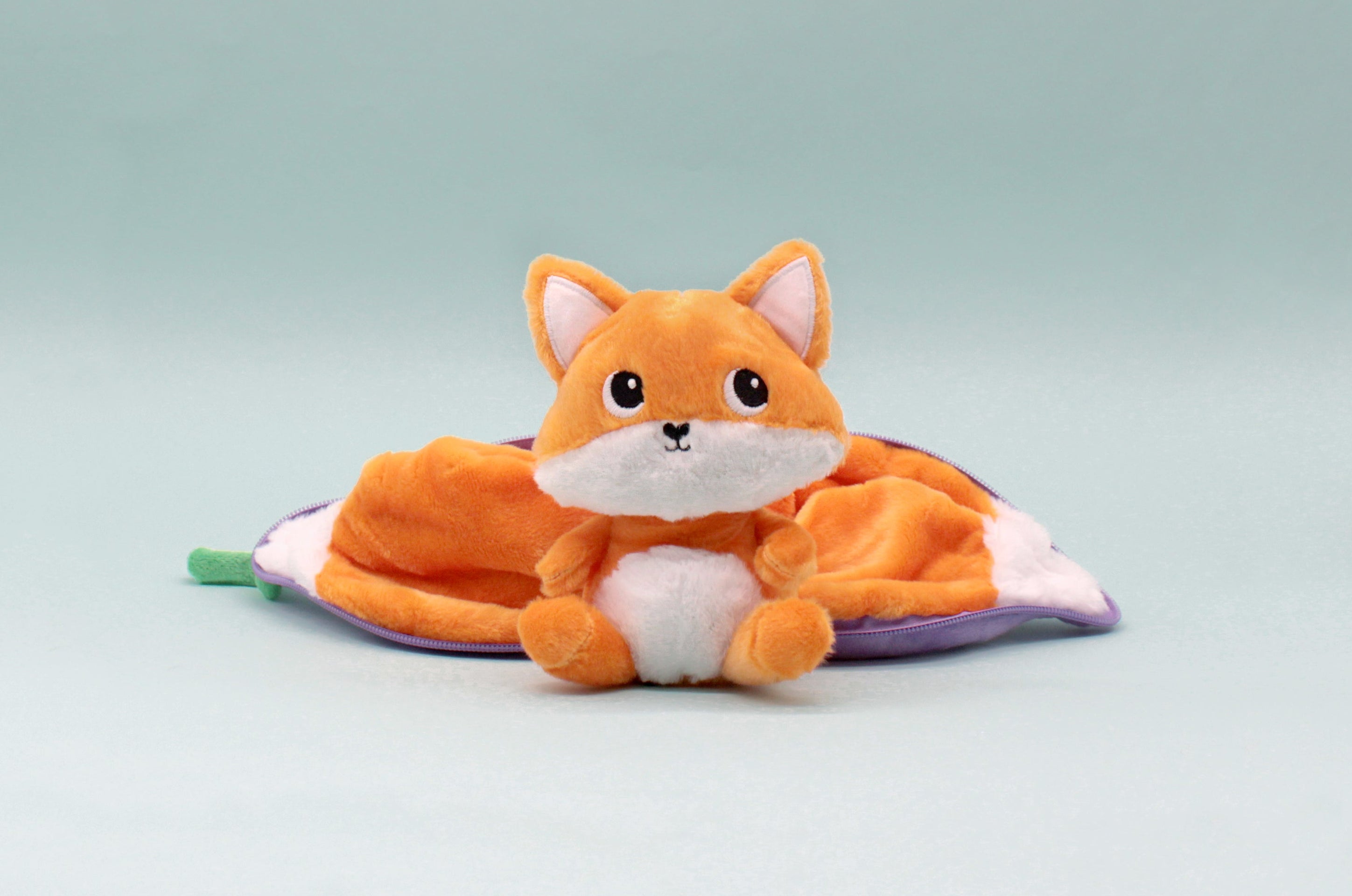 Peluche réversible Russet le renard/figue – Flipetz – vue 12