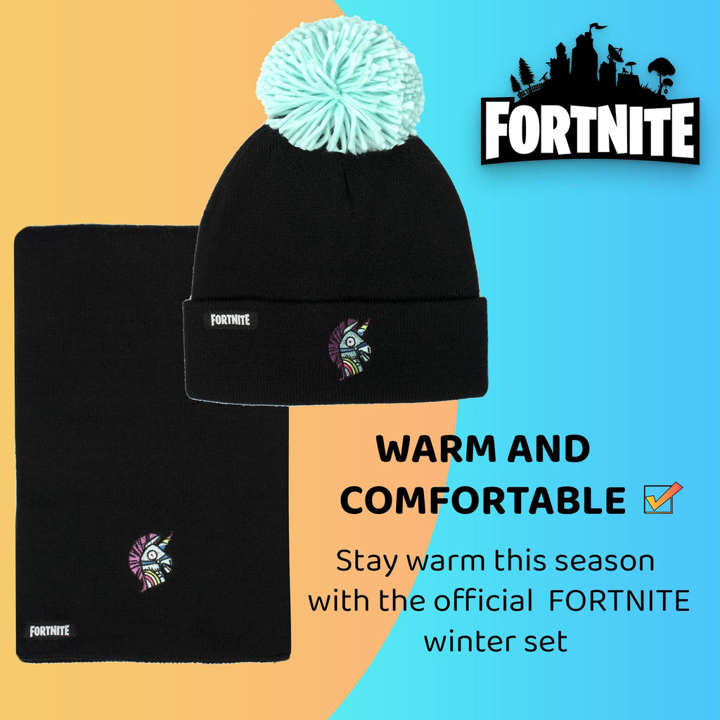 Ensemble bonnet et écharpe – Fortnite Set- Llama