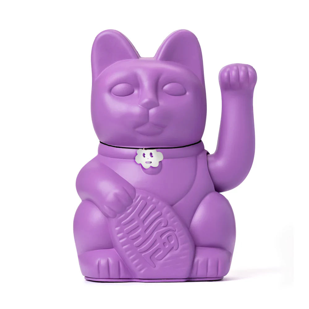 Gato da Sorte Roxo