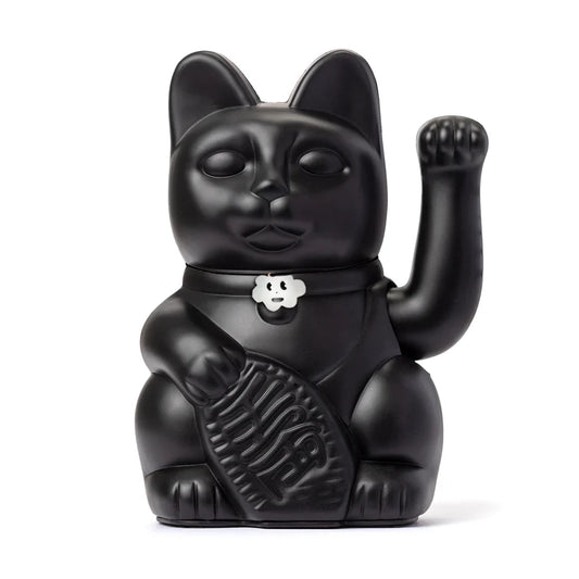 黑色招财猫