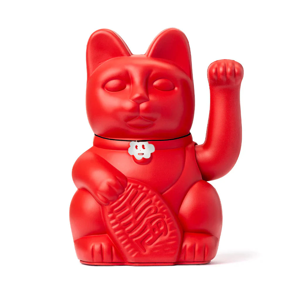Chat Chanceux Rouge Fraise