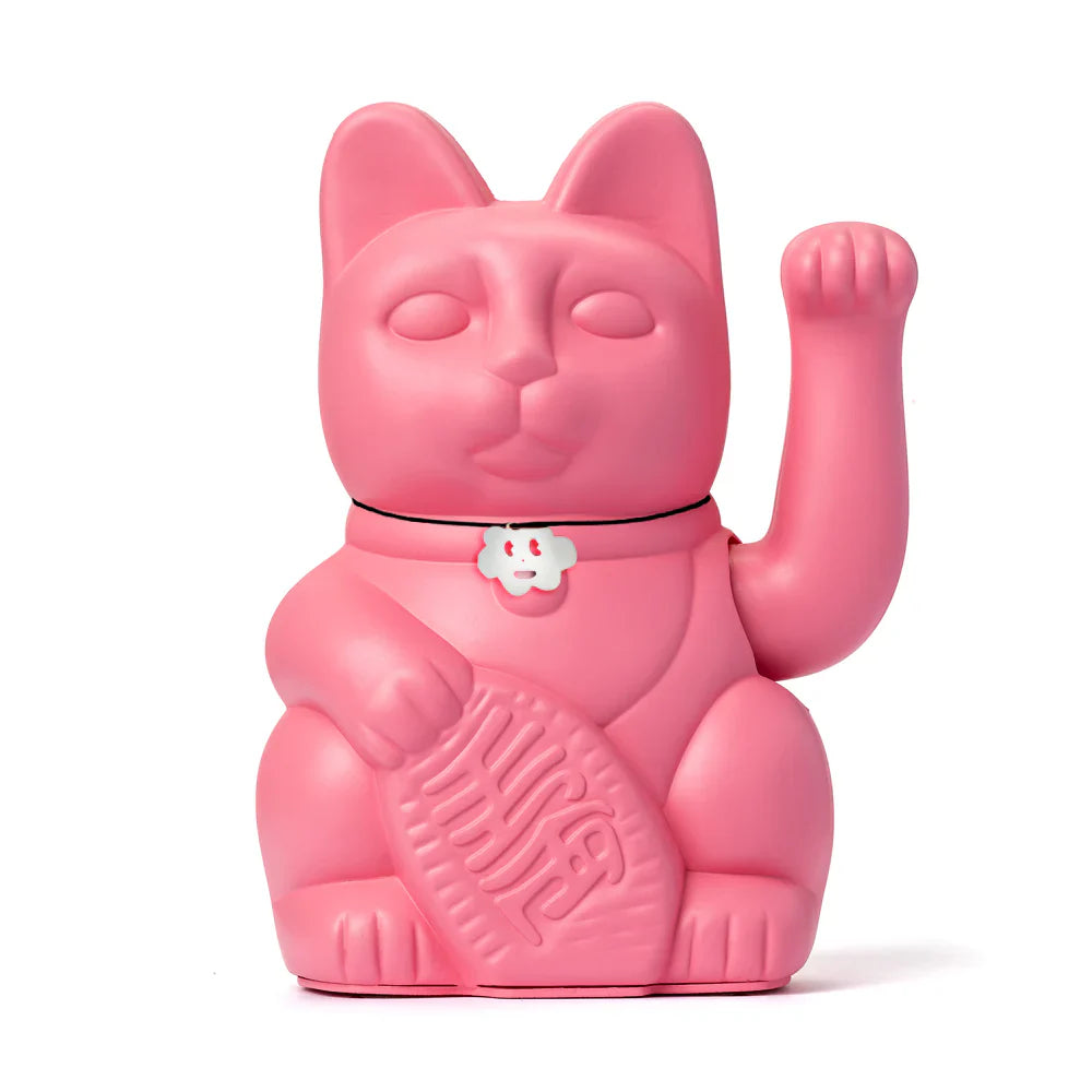 Chat Chanceux Rose Bubblegum