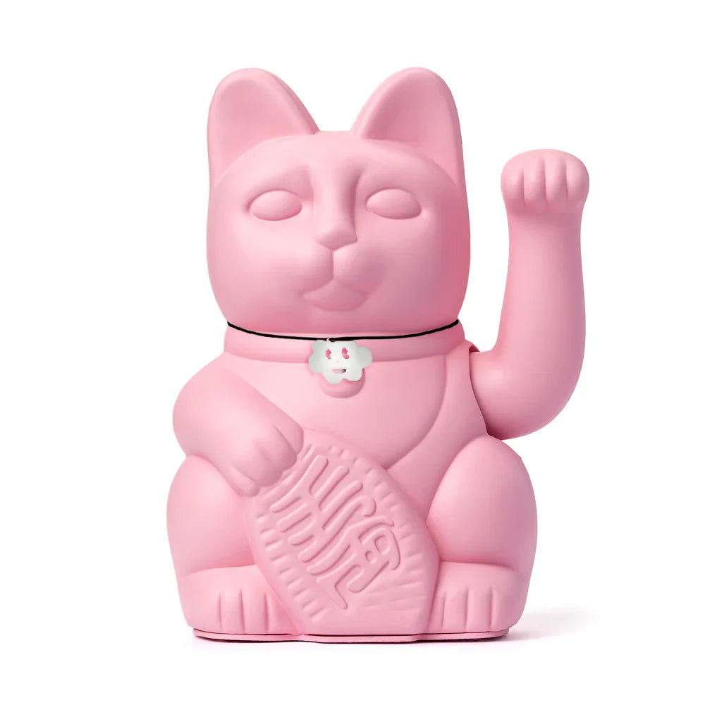Blek rosa lykkekatt
