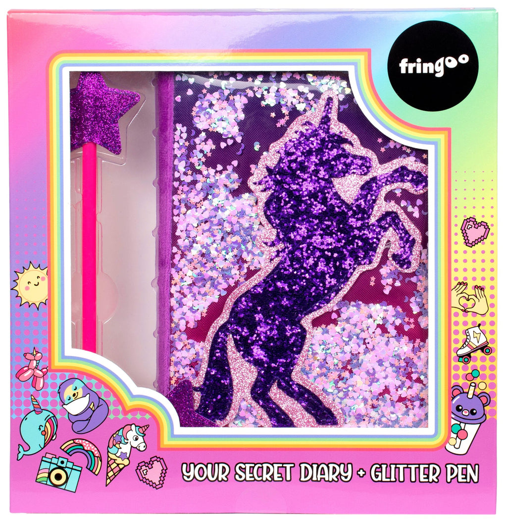Journal secret pailleté – pailleté – licorne