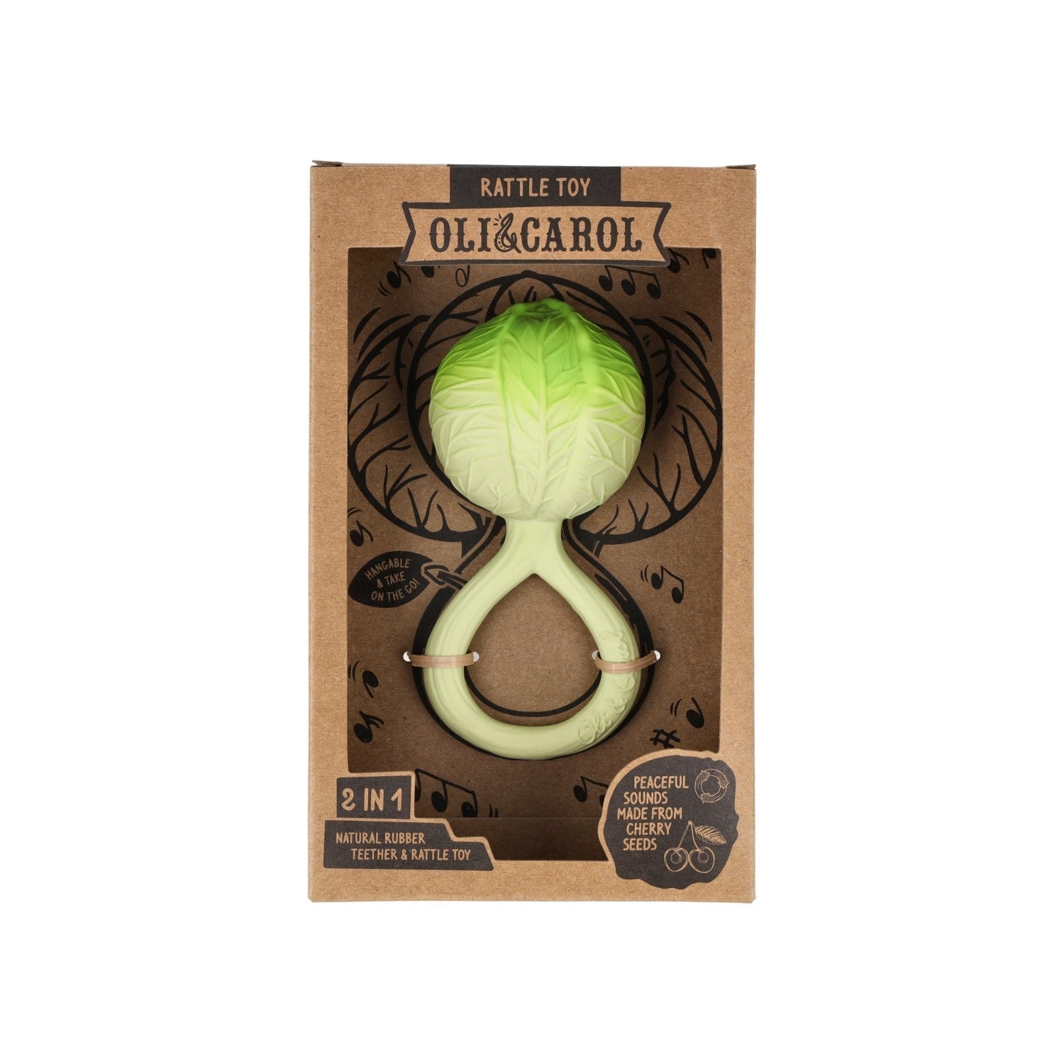 Chou vert – Hochet bébé – vue produit 4