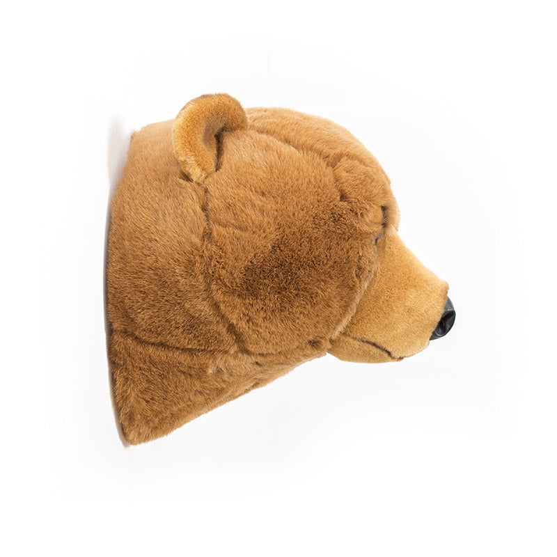 Décoration Murale Peluche Oliver le Ours Brun - Wild & Soft