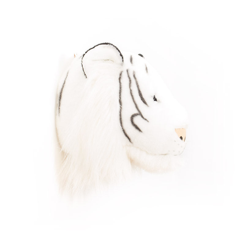 Décoration Murale Peluche Albert le Tigre Blanc - Wild & Soft