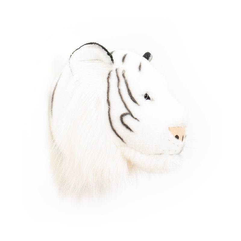 Décoration Murale Peluche Albert le Tigre Blanc - Wild & Soft
