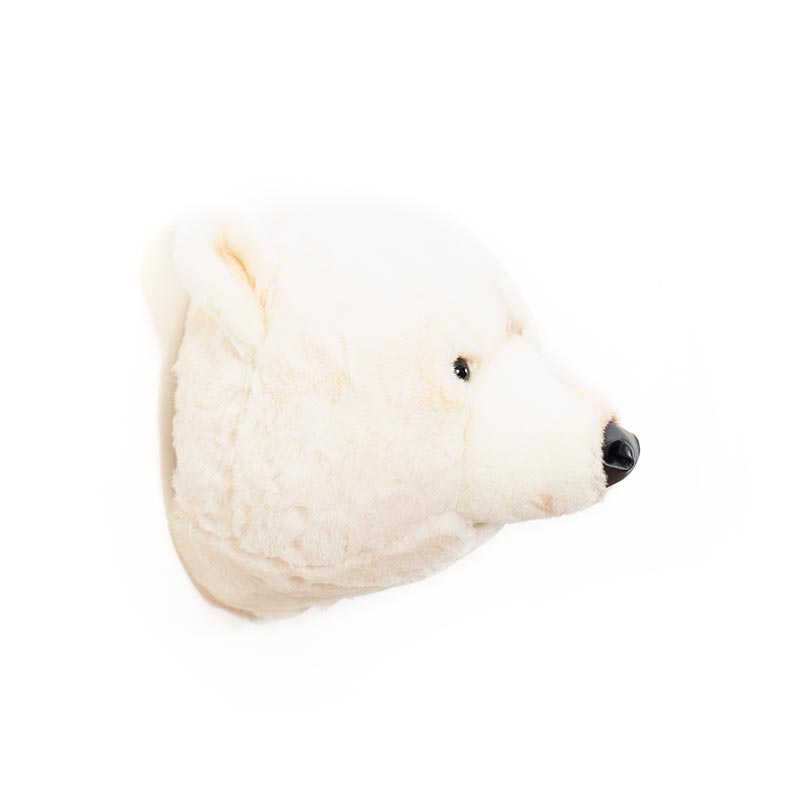 Décoration Murale Peluche Basile le Ours Polaire - Wild & Soft