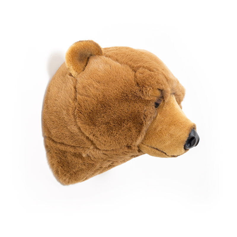 Décoration Murale Peluche Oliver le Ours Brun - Wild & Soft