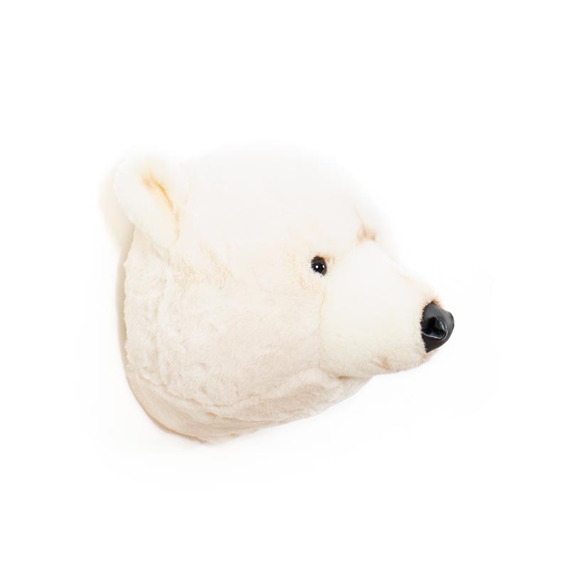 Décoration Murale Peluche Basile le Ours Polaire - Wild & Soft