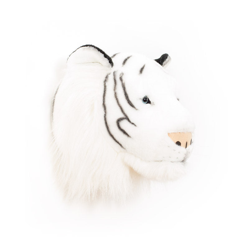 Décoration Murale Peluche Albert le Tigre Blanc - Wild & Soft