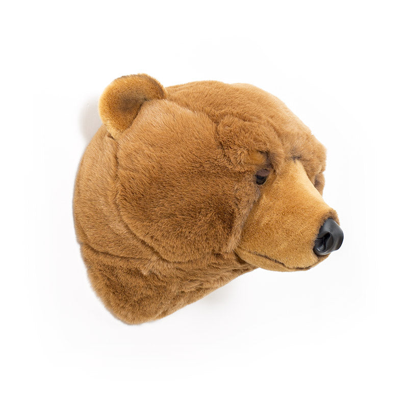 Décoration Murale Peluche Oliver le Ours Brun - Wild & Soft