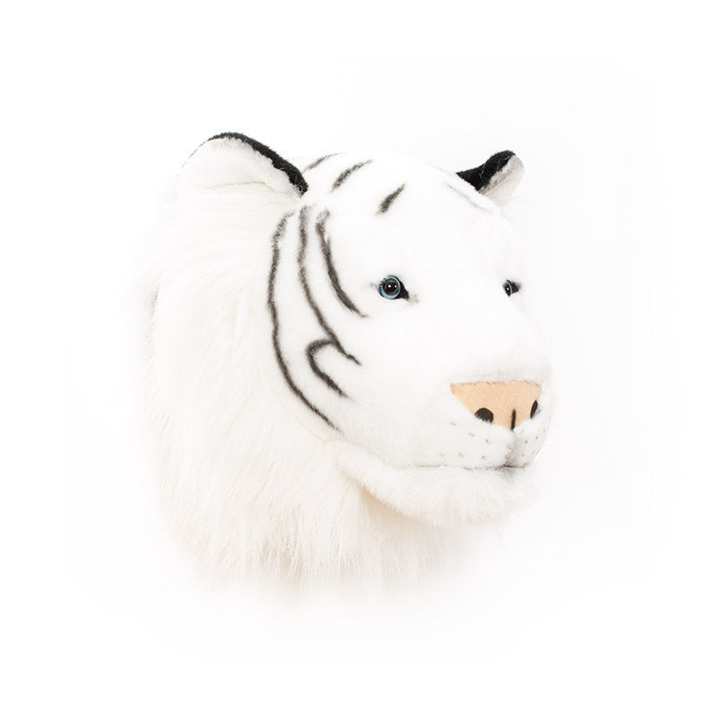 Décoration Murale Peluche Albert le Tigre Blanc - Wild & Soft