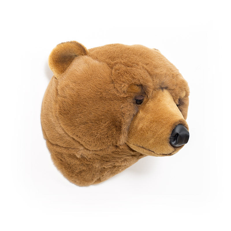 Décoration Murale Peluche Oliver le Ours Brun - Wild & Soft