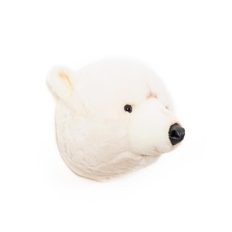 Décoration Murale Peluche Basile le Ours Polaire - Wild & Soft