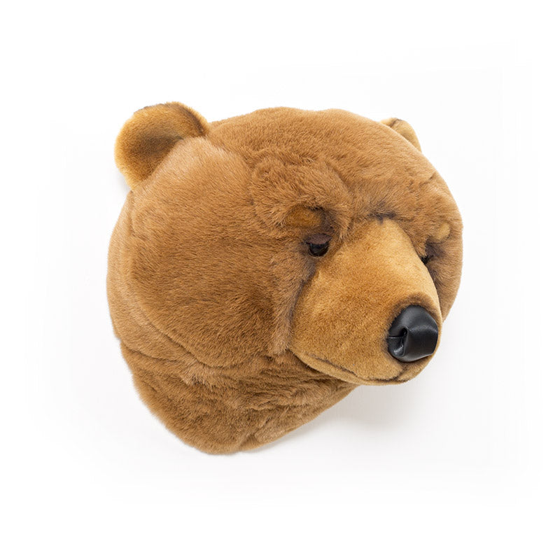 Décoration Murale Peluche Oliver le Ours Brun - Wild & Soft