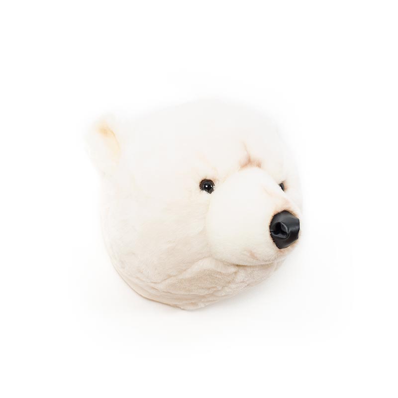 Décoration Murale Peluche Basile le Ours Polaire - Wild & Soft