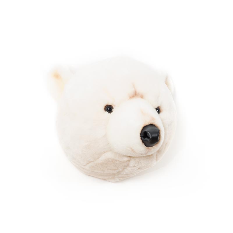 Décoration Murale Peluche Basile le Ours Polaire - Wild & Soft