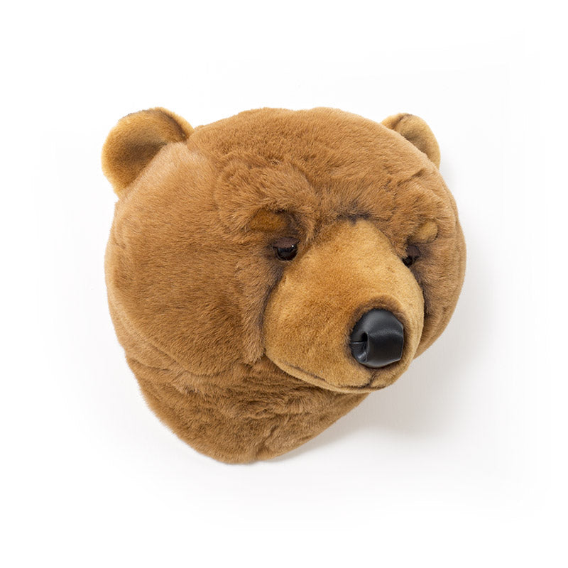 Décoration Murale Peluche Oliver le Ours Brun - Wild & Soft
